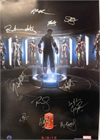Autograph Iron Man 3 Poster