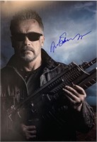 Signed Arnold Schwarzenegger Terminator Poster