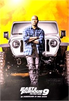 Autograph Fast and Furious 9 Poster