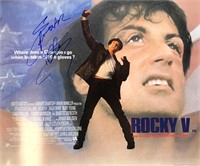 Autograph Rocky V Poster