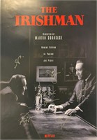 Martin Scorsese Autograph Irishman Poster