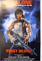 Autograph Rambo First Blood Poster
