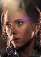 Signed Avengers Endgame Scarlett Johansson Poster