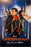Autograph Spiderman Far From Home Poster