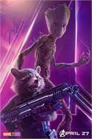 Bradley Cooper Autograph Avengers Poster