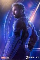 Chris Evans Autograph Avengers Poster