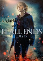Autograph Harry Potter Emma Watson Poster