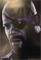 Signed Avengers Endgame Samuel L Jackson Poster