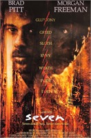 Seven Brad Pitt Autograph Poster