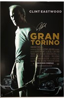 Signed Gran Torino Poster Clint Eastwood