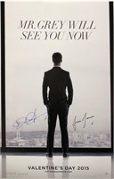 Autograph Fifty Shades of Grey Poster