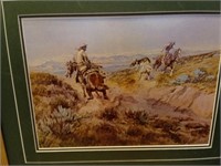 CM Russell Western Print, No GLASS