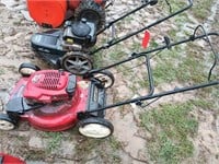 Push Mower & Weed Trimmer