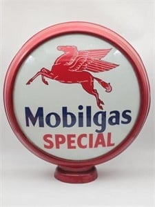 Original Mobilgas Special Gas Pump Globe / Light