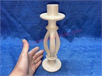 Vtg soapstone candlestick - 9in tall
