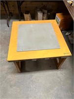 Unique Square coffee table with removable top