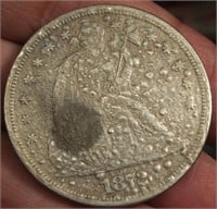 1872 Seated Liberty Coin