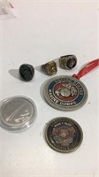 Military Rings, Metals, Coins KJC