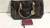 Designer Style Bag w Wallet K13B