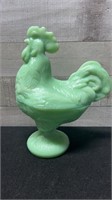 Jadiete Covered Rooster Dish 9" Tall X 7" Wide