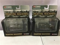 Corgi Fighting Machines-Patton tank, Half track