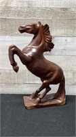 Exceptional Hand Carved Hardwood Horse Made In Cub