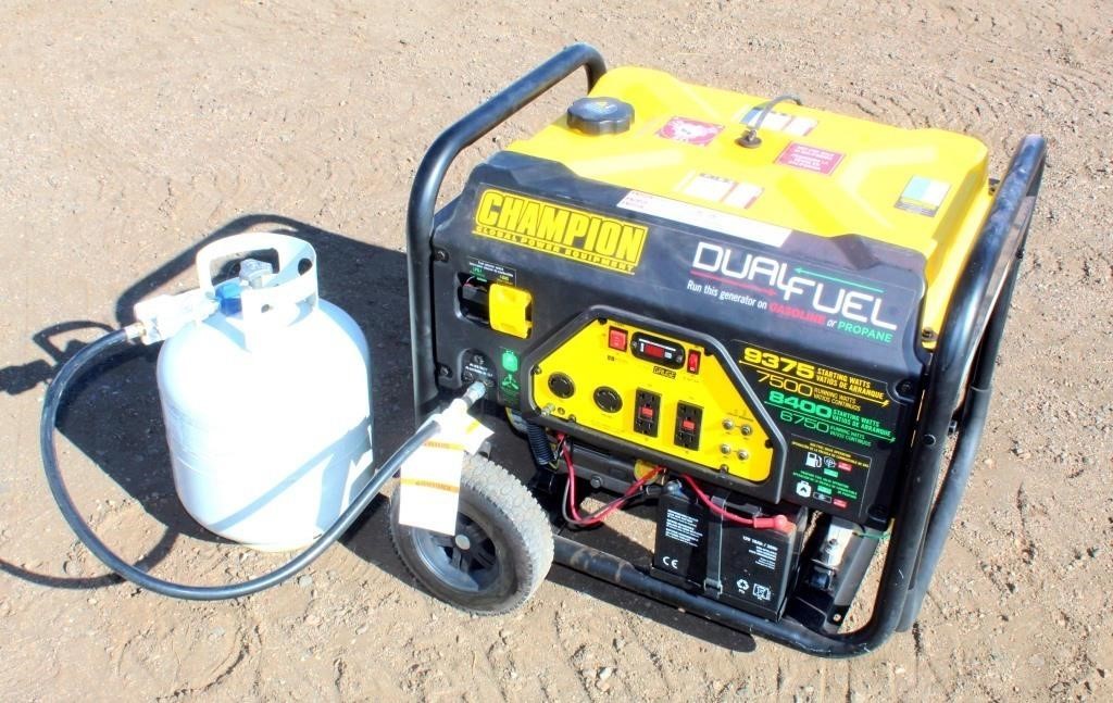 Champion Dual Fuel Portable Generator