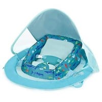 Infant Spring Baby Boat Pool Float with Sun Canopy