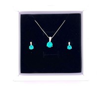 Sterling Silver 2 Piece Parabia Jewelry Set