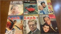 (6) Vintage LOOK Magazines