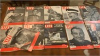 (11) Vintage 1950s LIFE Magazines