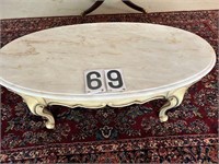 Marbletop Coffee table 46”X24”X15”