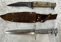 2 x 1950's Skinning Knives