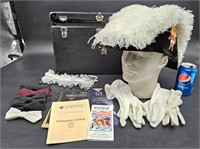 Knights of Columbus Case w Feathered Hat & ++
