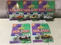 Monopoly Johnny Lightning die cast car& game token