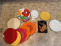 Platters, plates,, etc