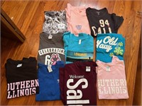 Women's tees; SIU, others