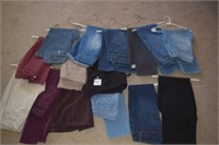 Women's jeans, pants, capris