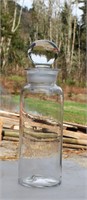 Antique Apothecary Bottle 11" Tall