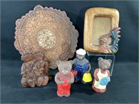 Wood figurines,Picture Frame & Decor
