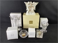 Mikasa Candle Holders & Angels,Boxes