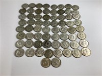 66 Kennedy 40% Silver Half Dollars