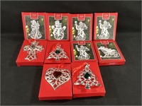 Lenox Christmas Ornaments in Original Boxes