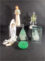 Christmas Candleholders,Mary & More