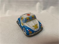 Tin Volkswagen Friction Emergency Toy