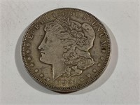 1921 P Morgan Silver Dollar,FINE