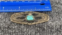 Turquoise Brooch