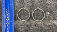 Sterling Silver Earrings 6.98 Grams