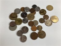Variety of Foreign Coins