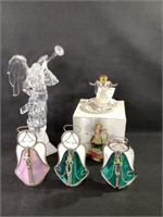 Christmas Angels & Candle Holder